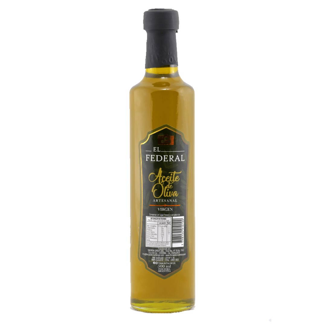 ELFEDERAL_500CC_VIDRIO Aceite de Oliva Virgen "El Federal" - 500 CC V - Imagen 1