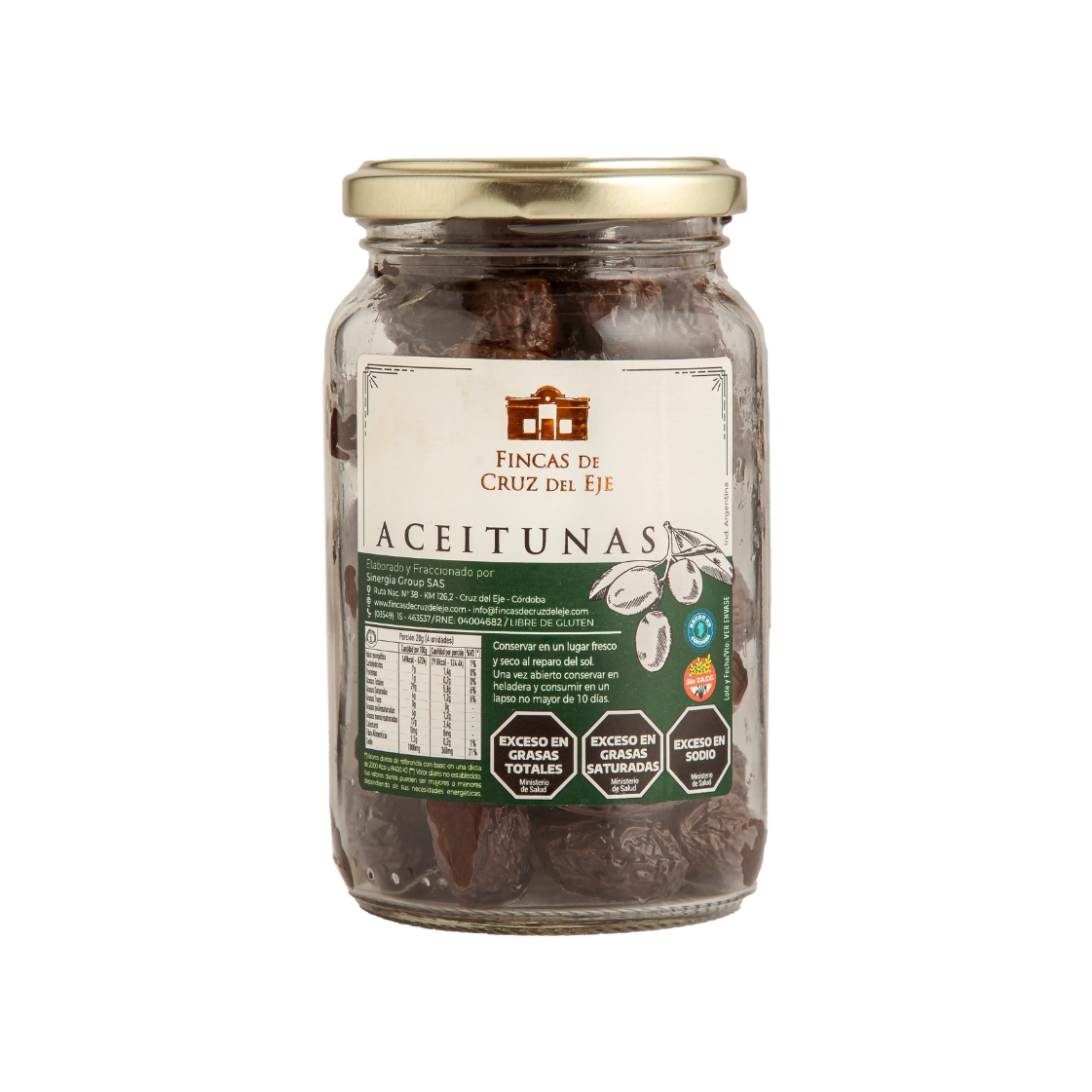 aceitunas griegas 250 gr Aceitunas Griegas - Fincas de Cruz del Eje - 250gr V - Imagen 1