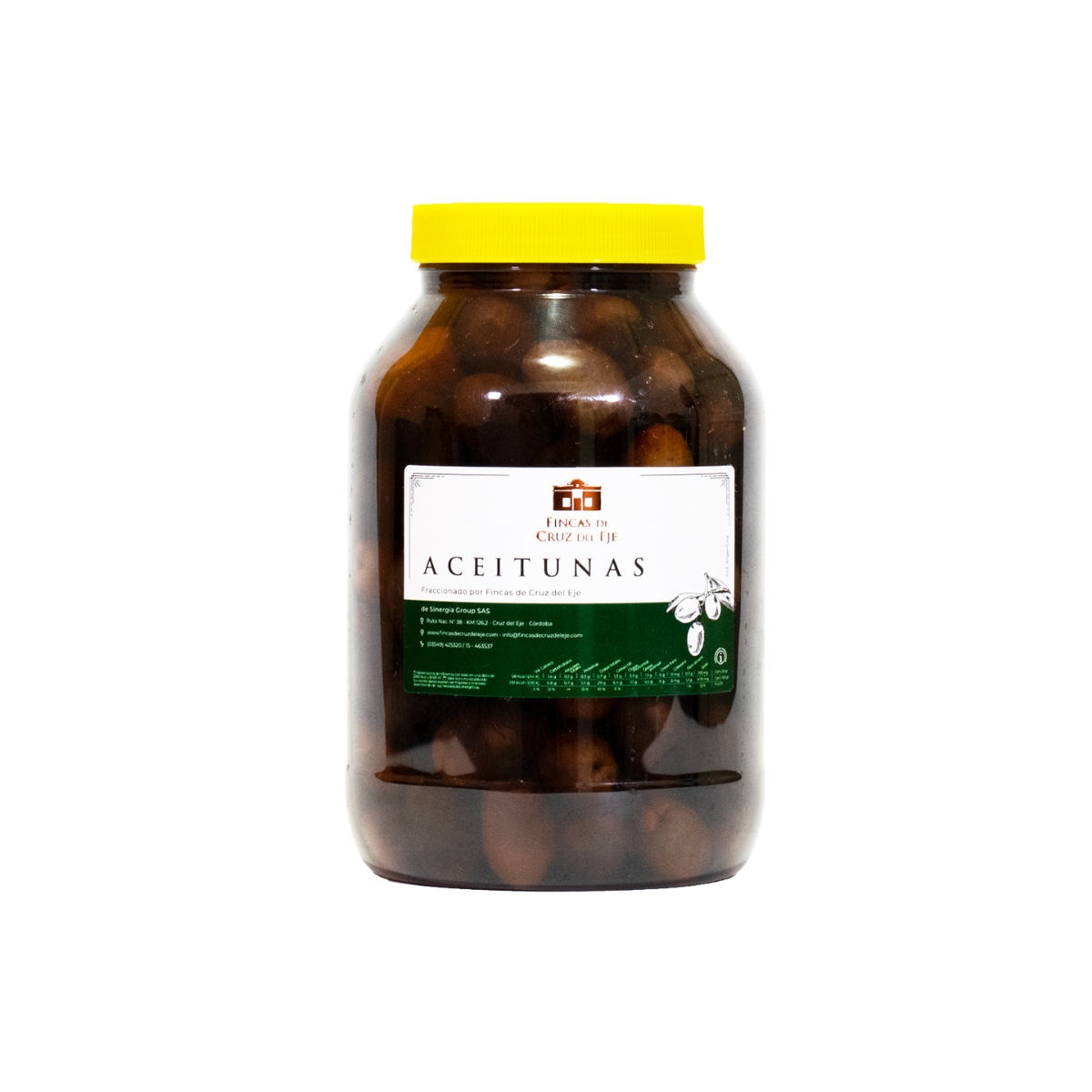 Aceitunas Negras grandes – Fincas de Cruz del Eje – 1kg pet CBA Aceitunas Negras grandes - Fincas de Cruz del Eje - 1kg pet - Imagen 1